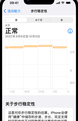 平罗iPhone手机维修如何在iPhone开启'步行稳定性通知'