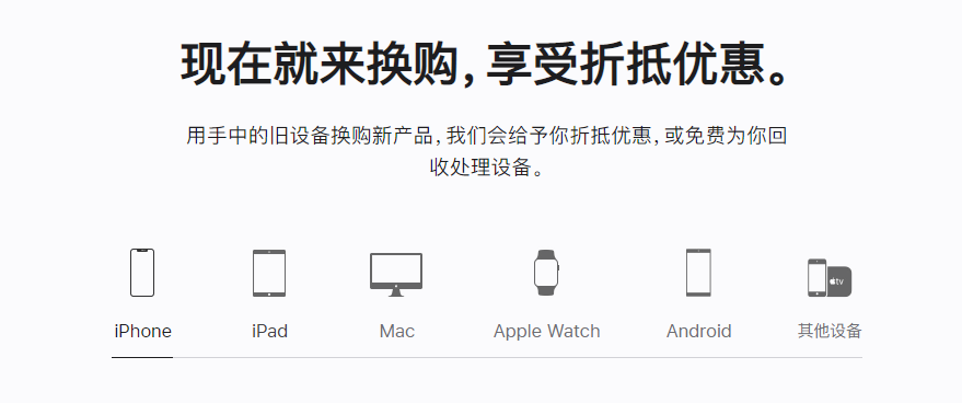 平罗苹果手机维修分享iPhone以旧换新的去处 