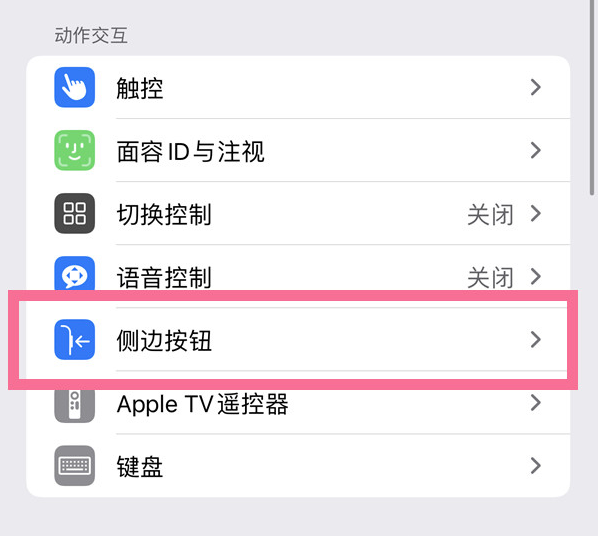 平罗苹果14维修店分享iPhone14 Plus侧键双击下载功能关闭方法 