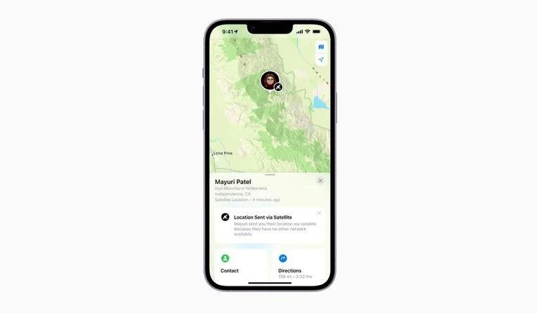 平罗苹果14维修分享iPhone14系列中 FindMy功能通过卫星分享位置方法教程 